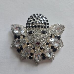 Art Deco Pierrot Clown Brooch